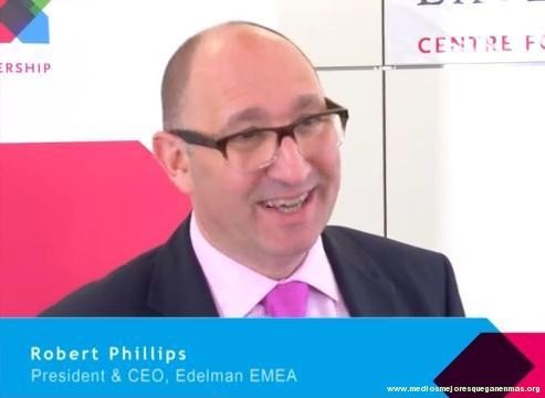 Robert Phillips, Edelman CEO. Interview in regards to the World Trust Survey 2012